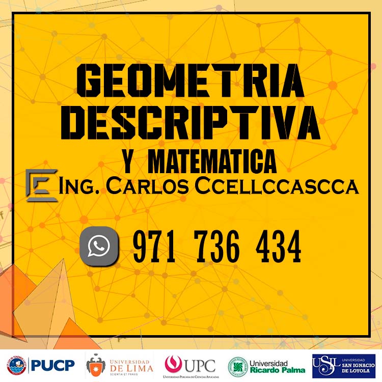 profesor de geometria descriptiva y autocad